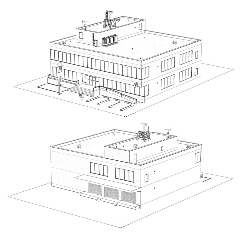 【3D背景】郵便局