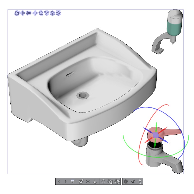 【3D素材】洗面台