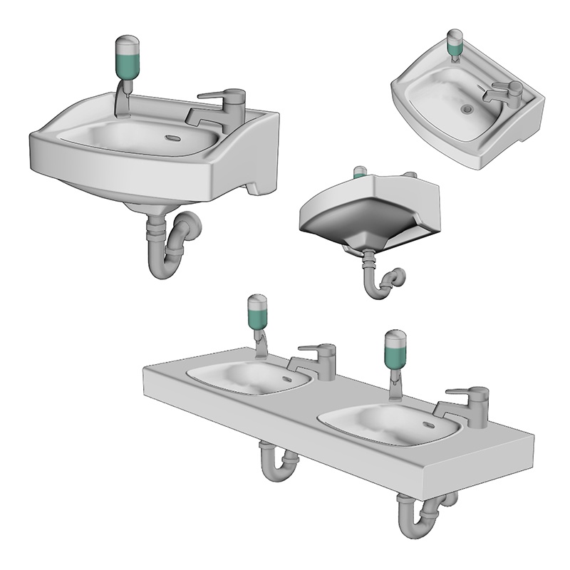 【3D素材】洗面台