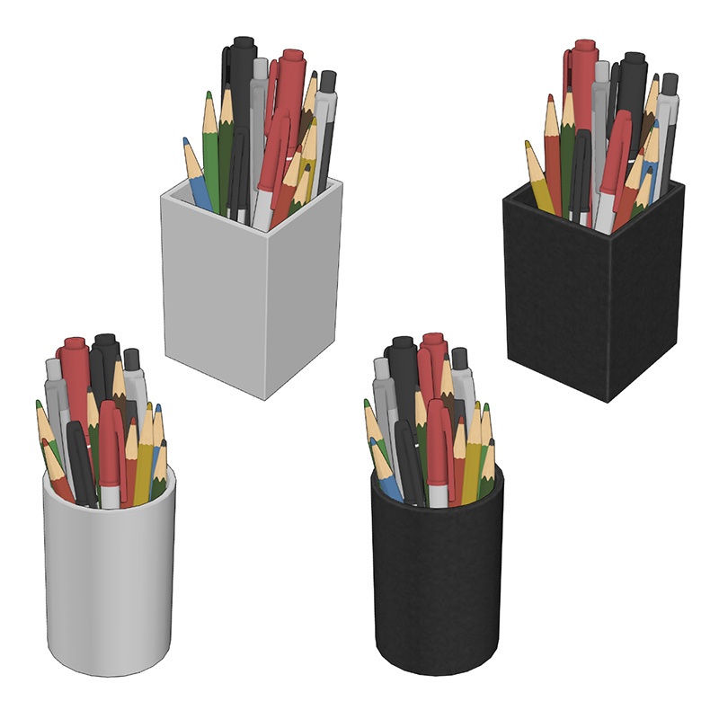 【3D素材】筆記用具セット