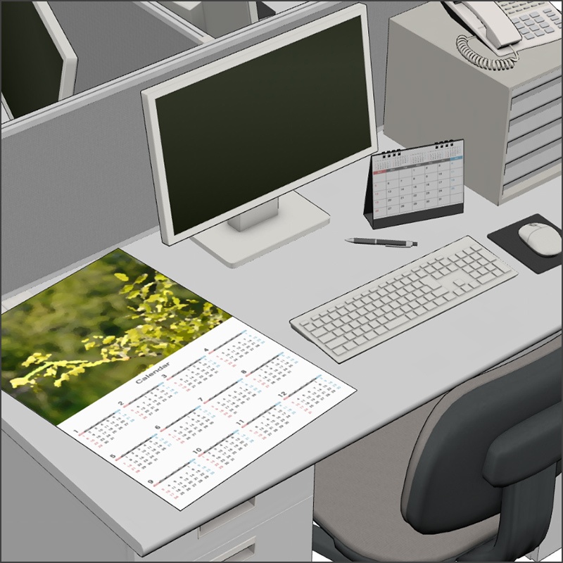 【3D素材】カレンダー