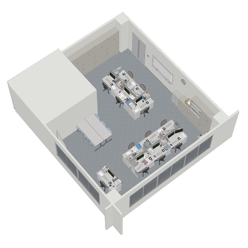 【3D背景】事務室