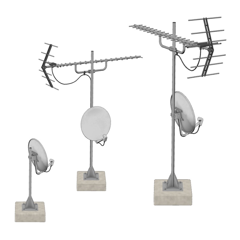 【3D素材】TVアンテナ