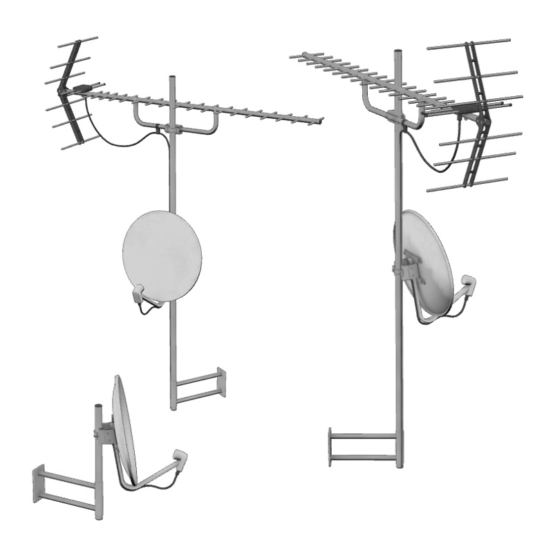【3D素材】TVアンテナ