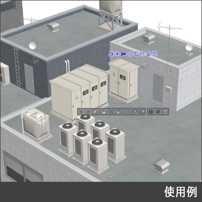 【3D素材】キュービクル