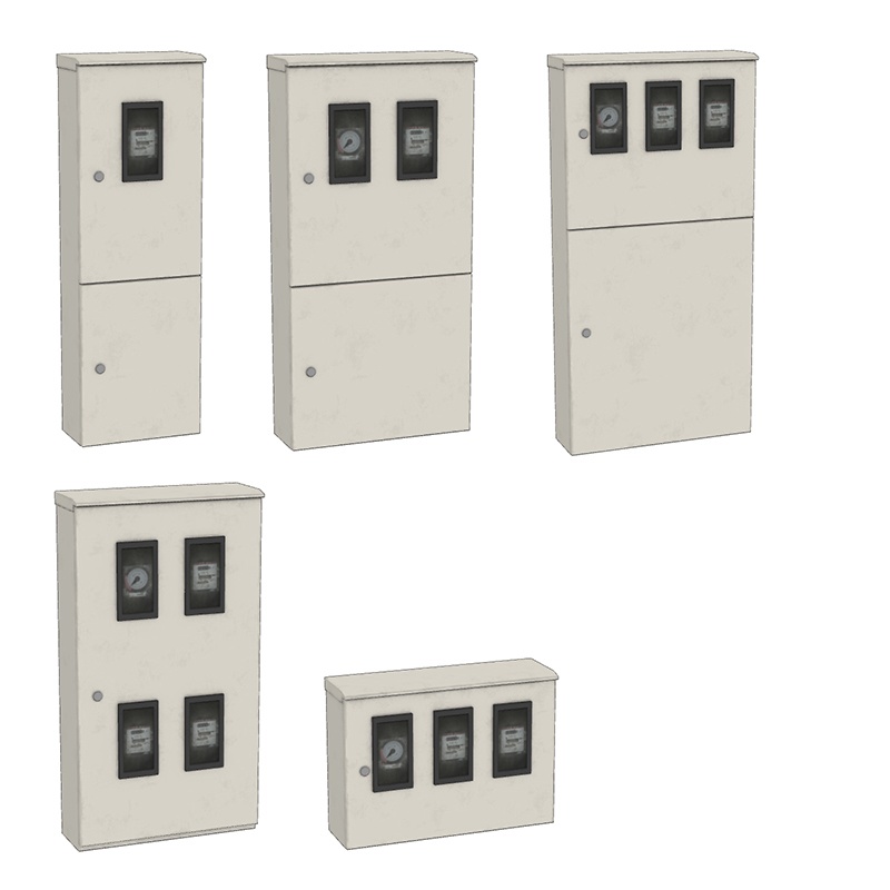 【3D素材】配電盤キャビネット