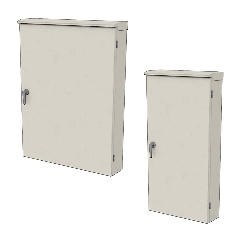 【3D素材】配電盤キャビネット