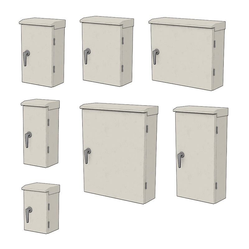 【3D素材】配電盤キャビネット