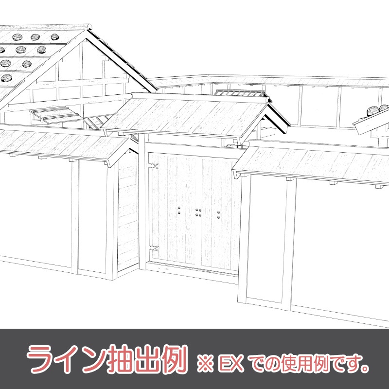 【3D素材】戦国時代 土塀