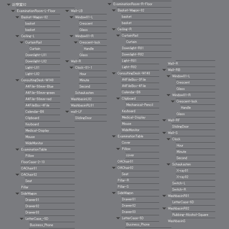 【3D背景】病院 診察室