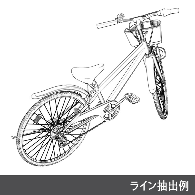 【3D素材】マウンテンバイク 子ども用