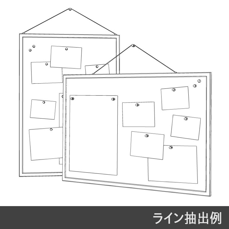 【3D素材】コルクボード
