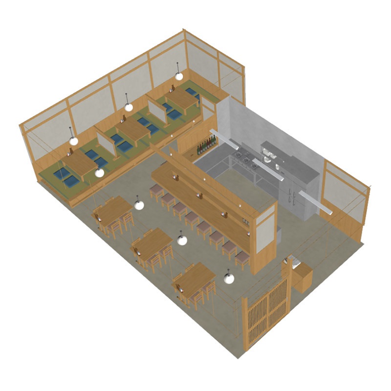 【3D背景】居酒屋 店内