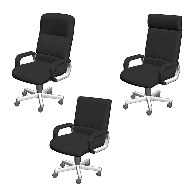 【3D素材】マネージメントチェア セット