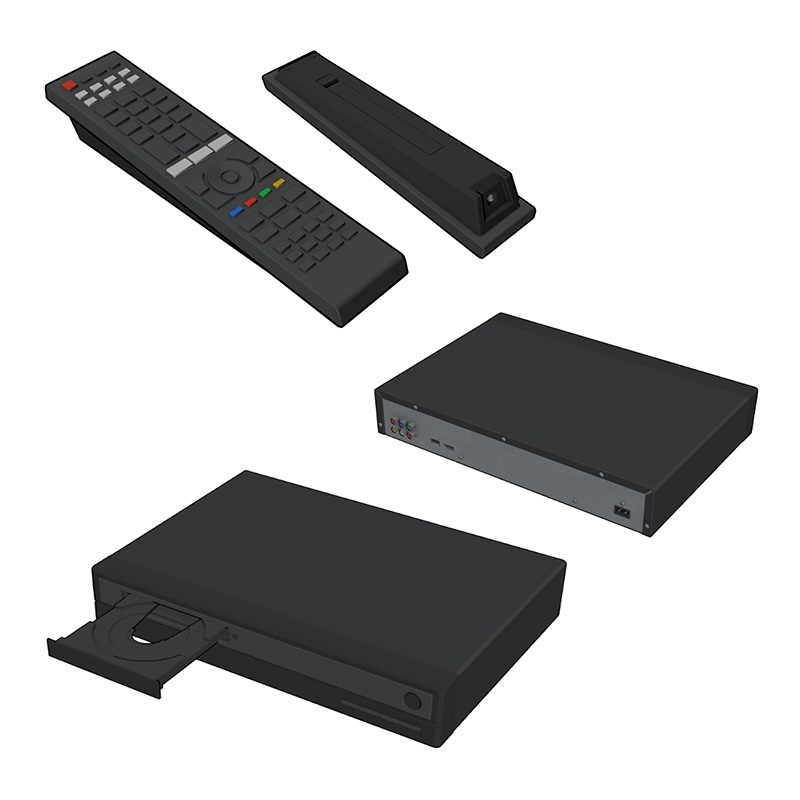 【3D素材】大型TVスタンド セット