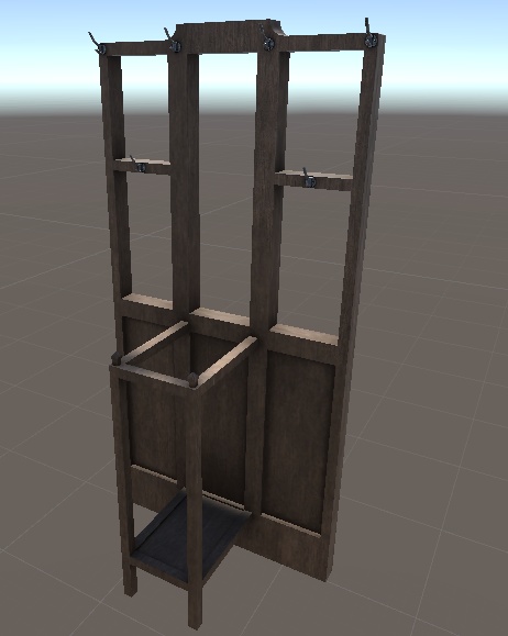 【VRChat想定】帽子掛け