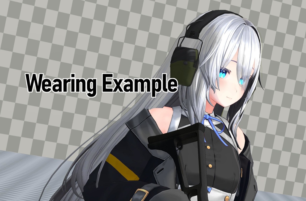 【VRChat想定】Tactical Earmuff「B-TAC」
