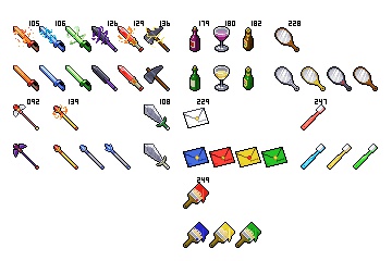 【フリー配布】ドット絵アイコン【24×24px】