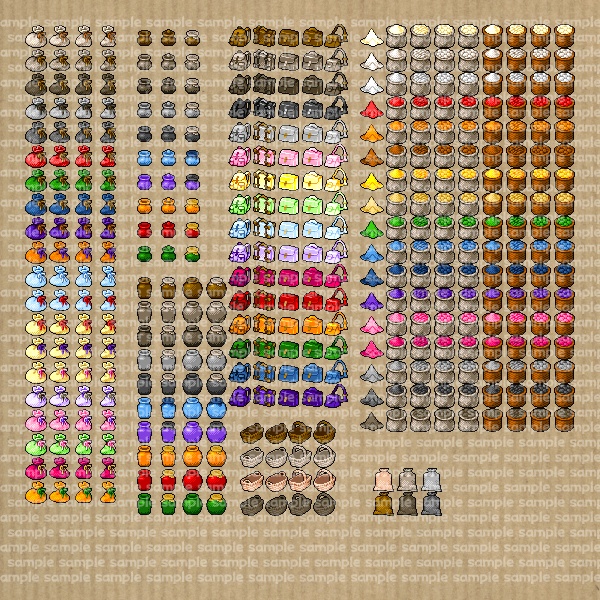 アイコンセット 04 ~雑貨A~【24*24px】