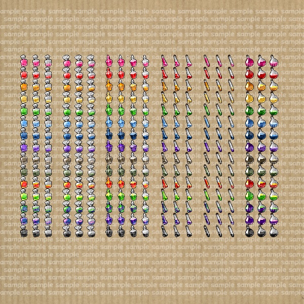 アイコンセット 06 ~魔法薬~【24*24px】