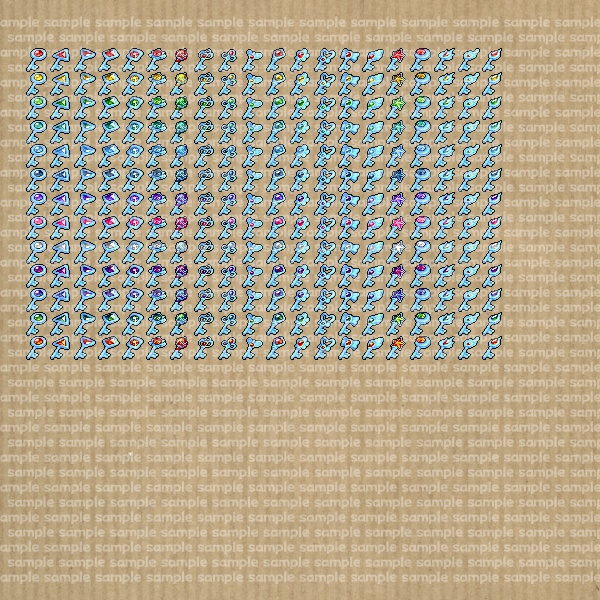 アイコンセット 11 ~石付の鍵~【24*24px】