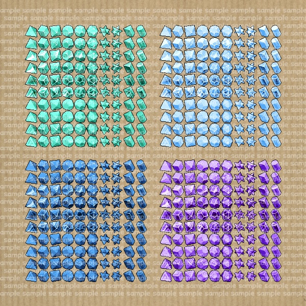 アイコンセット 15 ~立体・多面体~【24*24px】