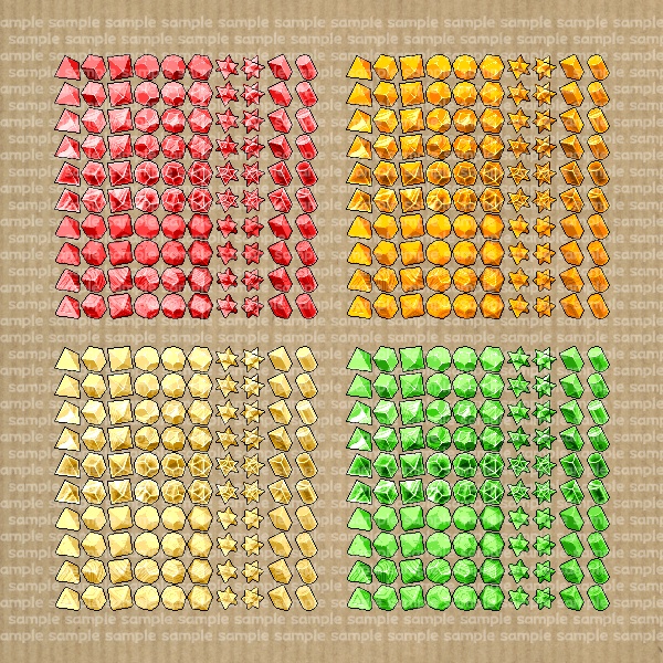 アイコンセット 15 ~立体・多面体~【24*24px】