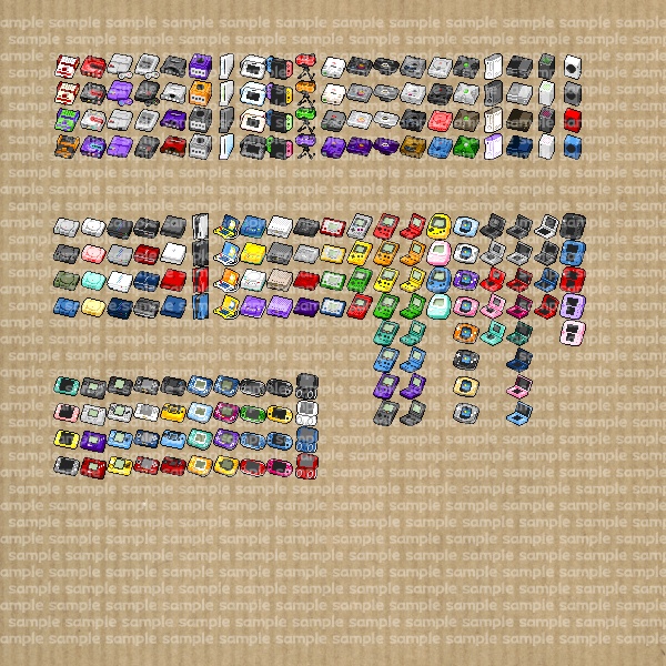 アイコンセット 20 ~ゲーム機~【24*24px】