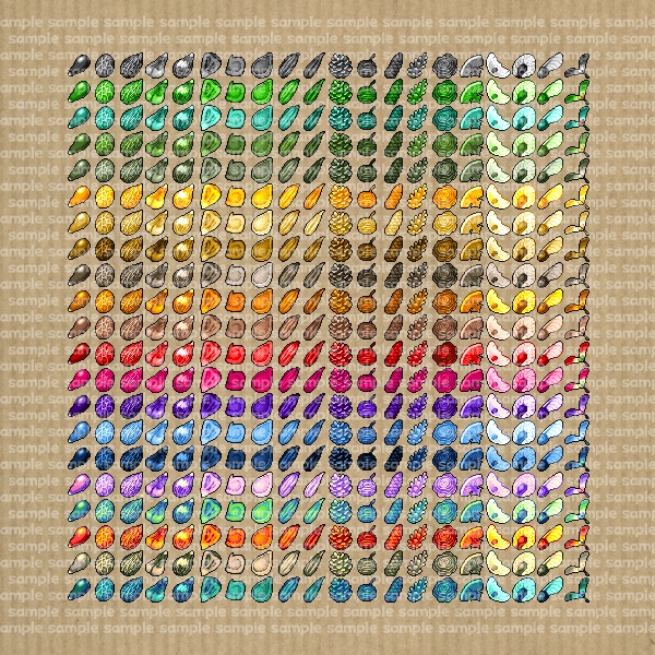 アイコンセット 22 ~種子~【24*24px】