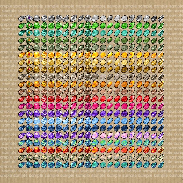 アイコンセット 22 ~種子~【24*24px】