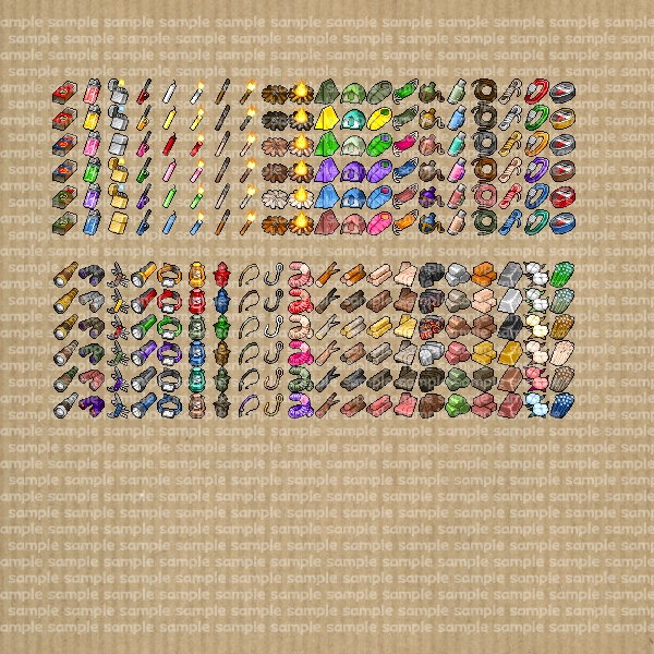 アイコンセット 24 ~アドベンチャー~【24*24px】