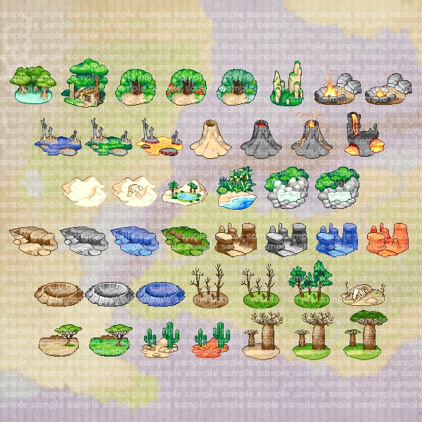 マップアイコンセット 01