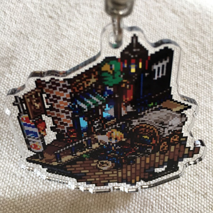 ドット絵アクリルキーホルダー