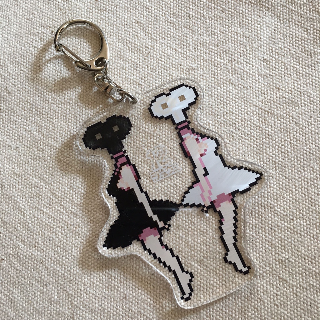 ドット絵アクリルキーホルダー
