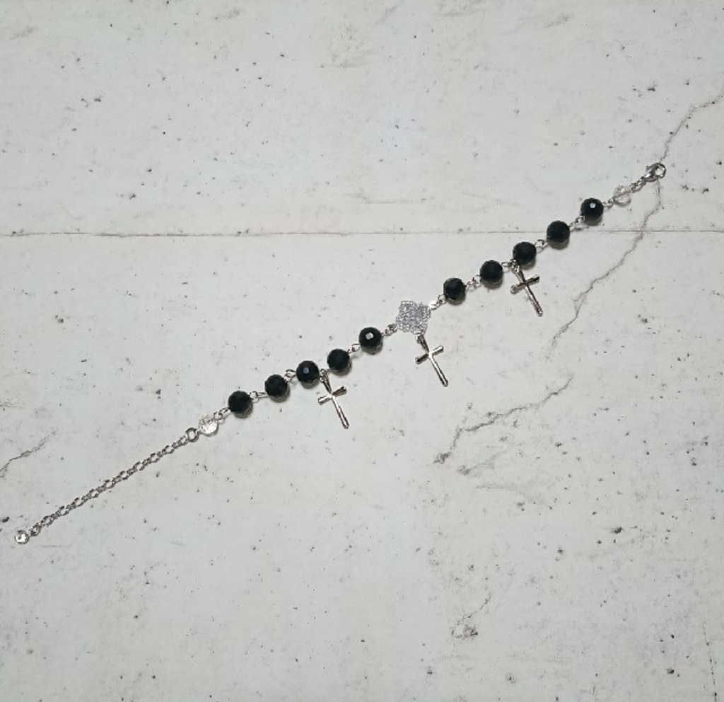 十字架ブレスレット ゴシックアクセサリー