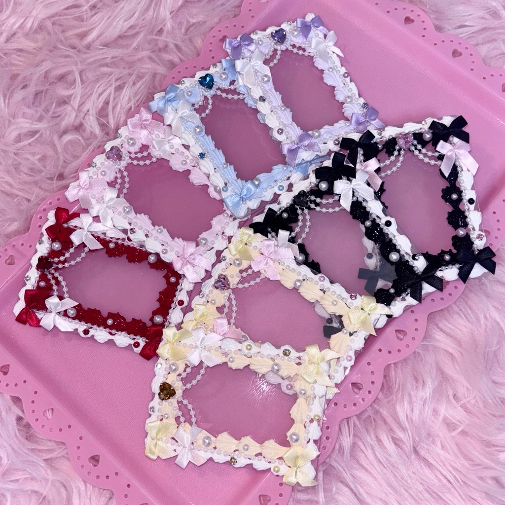 ♡princess ribbon gem(square)♡/B8