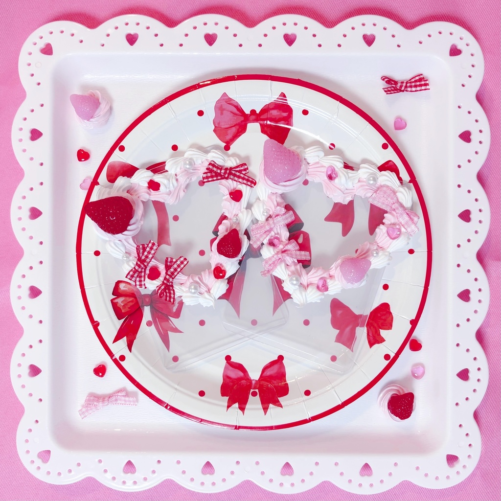 ♡gingham ribbon cake♡/B8