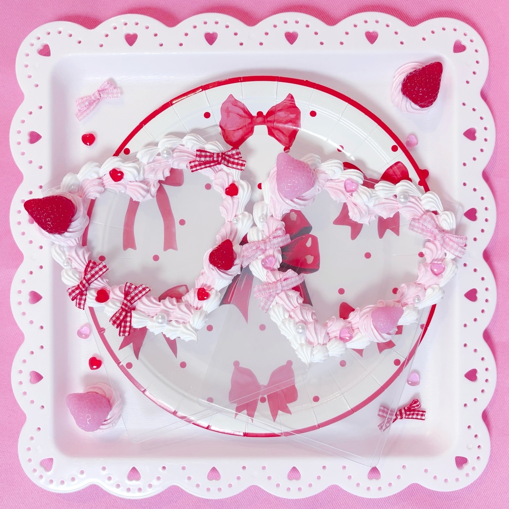 ♡gingham ribbon cake♡/B7