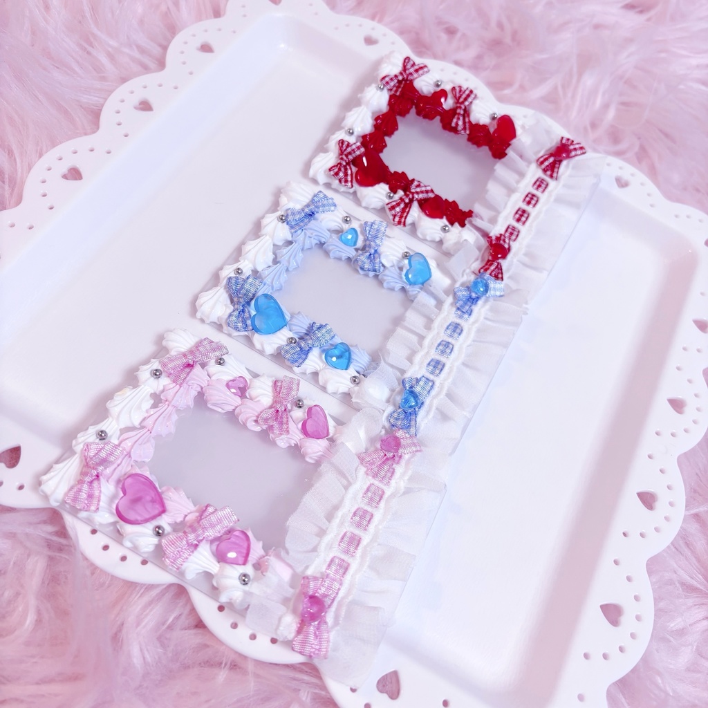 ♡heart gello dessert(ギンガム)♡/B8