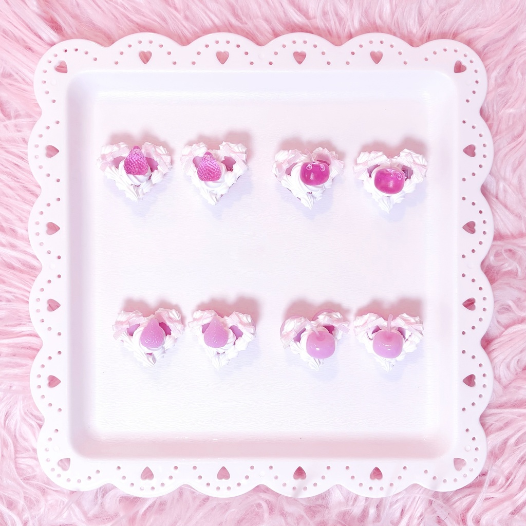 ♡heart cake clip♡