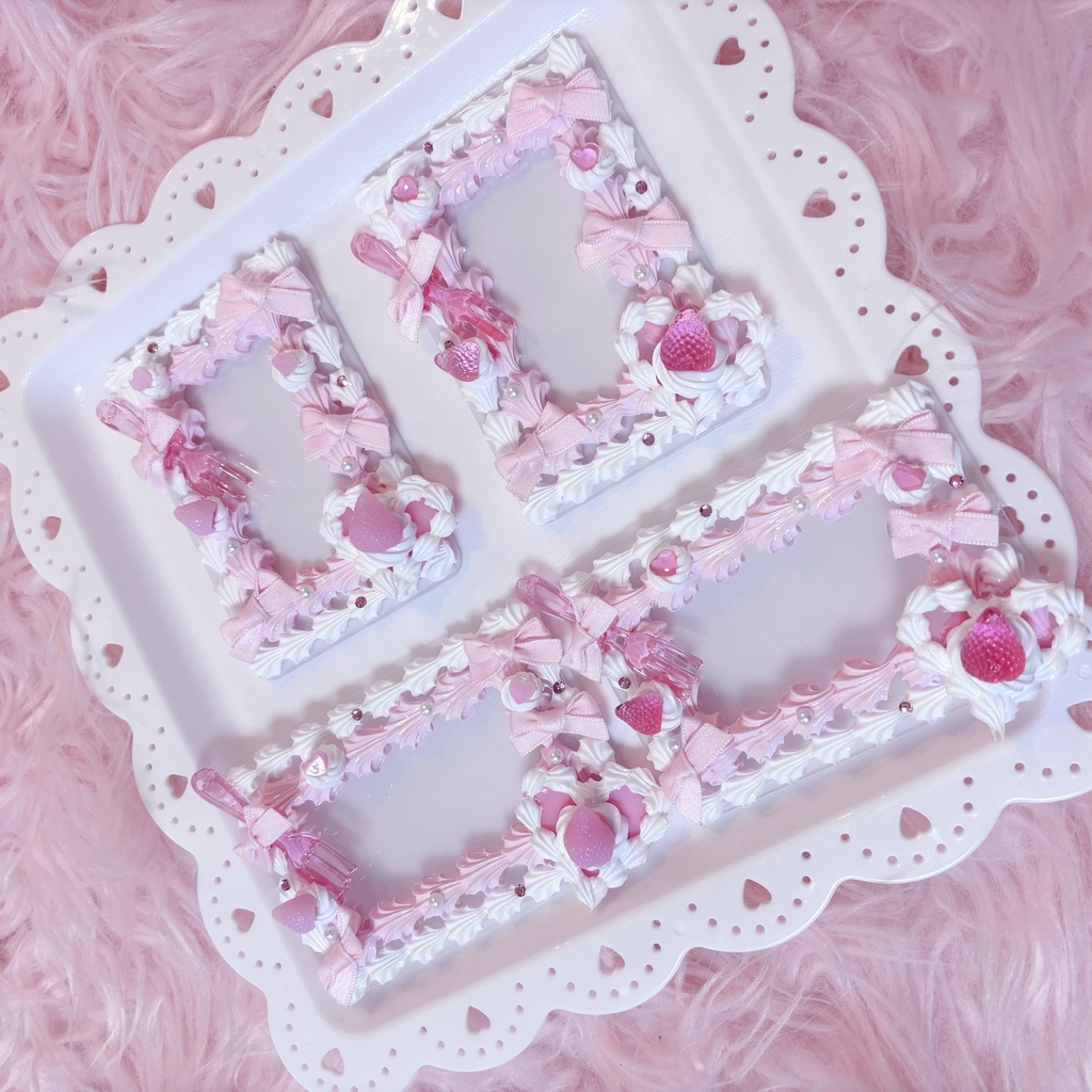 ♡pink square cake♡/B8