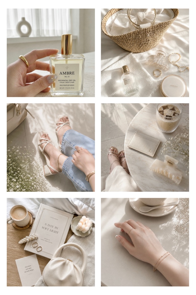 ✳︎ quiet glow lifestyle set - Accessory Edition 01 -韓国風ライフスタイルフォト-