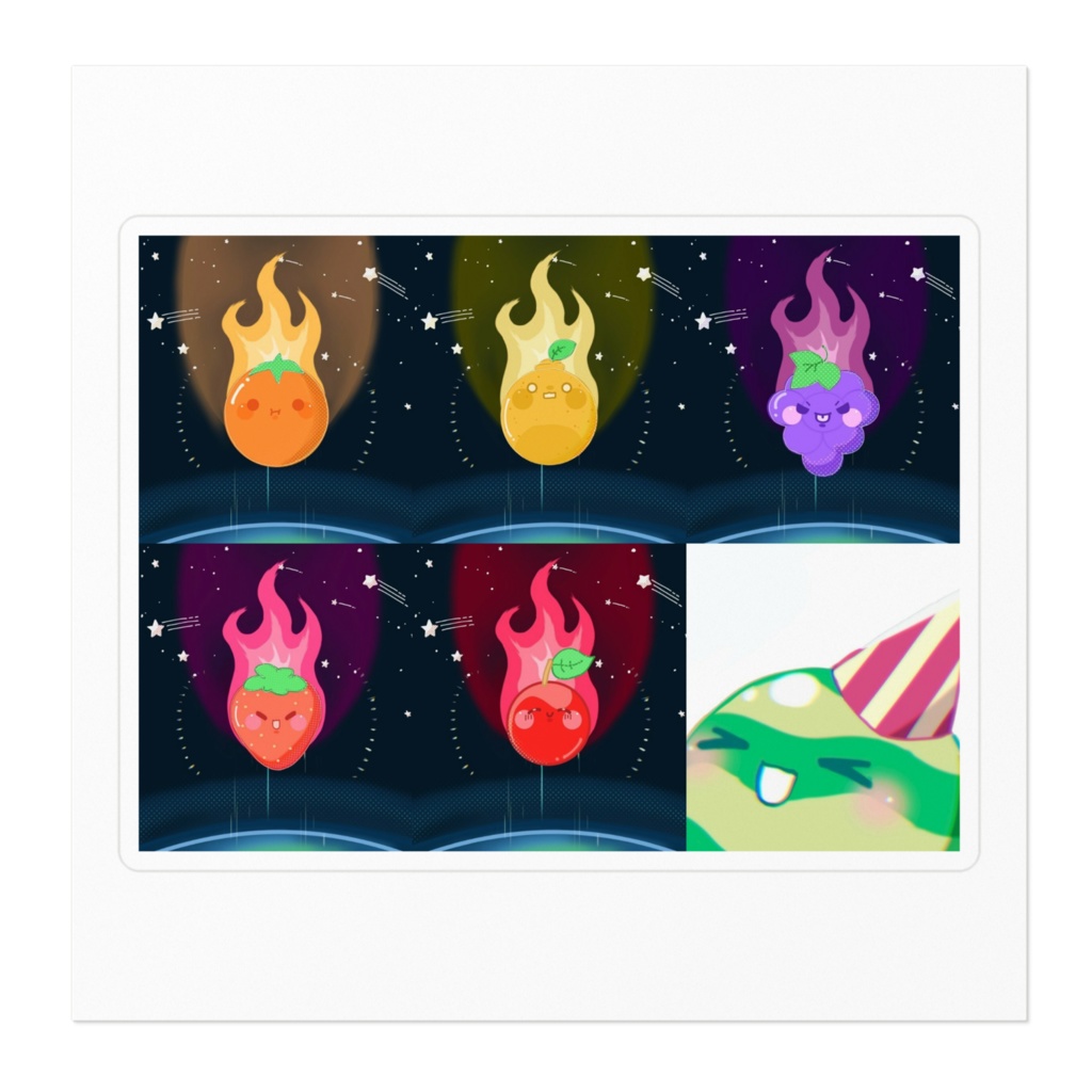 若待ちステッカー