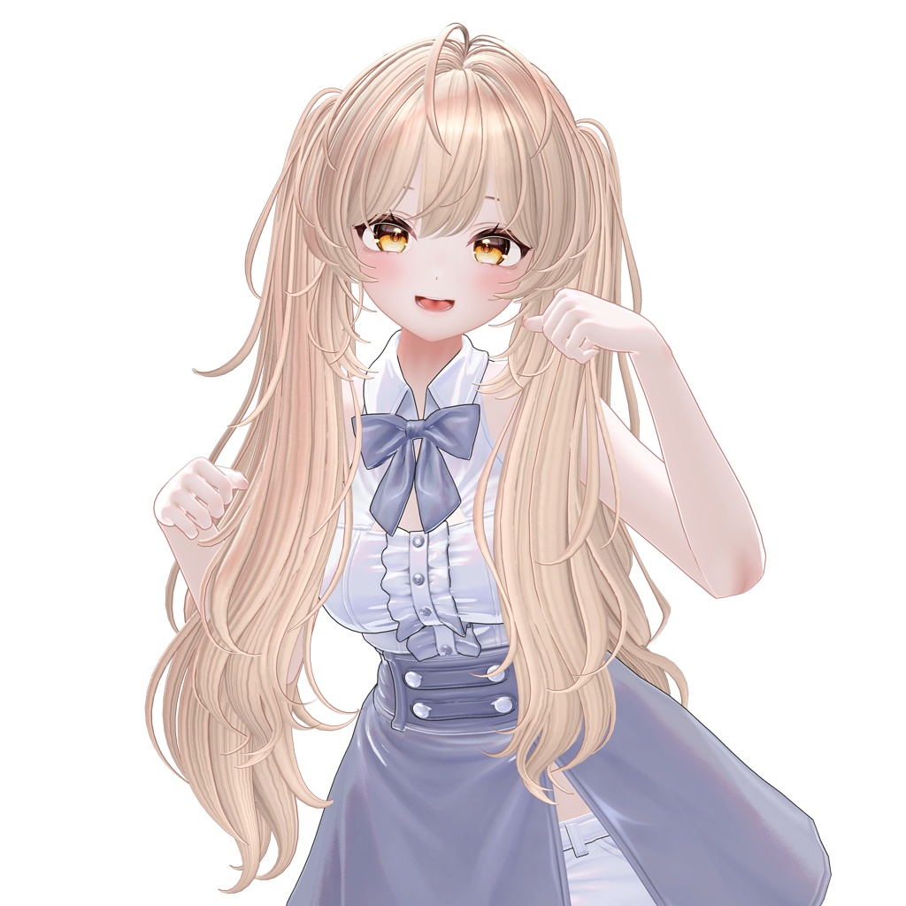✨Sale✨【VRC Hair】 Soft Layered Twintail 【12アバター対応】