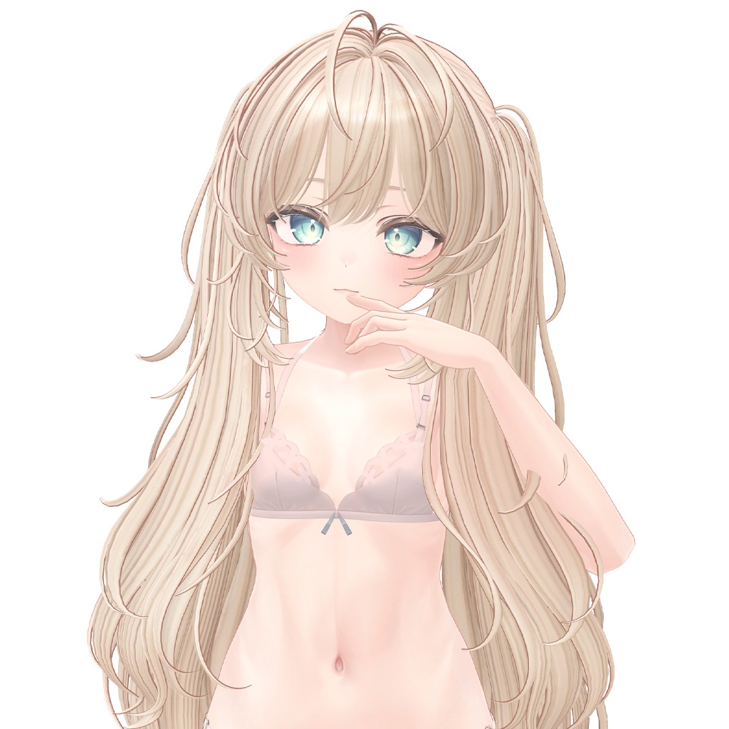 【VRC Hair】 Soft Layered Twintail 【9アバター対応】