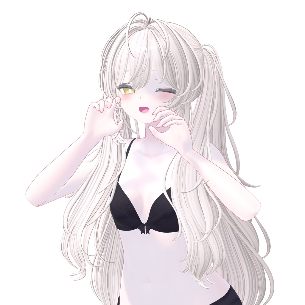 【VRC Hair】 Soft Layered Twintail 【9アバター対応】