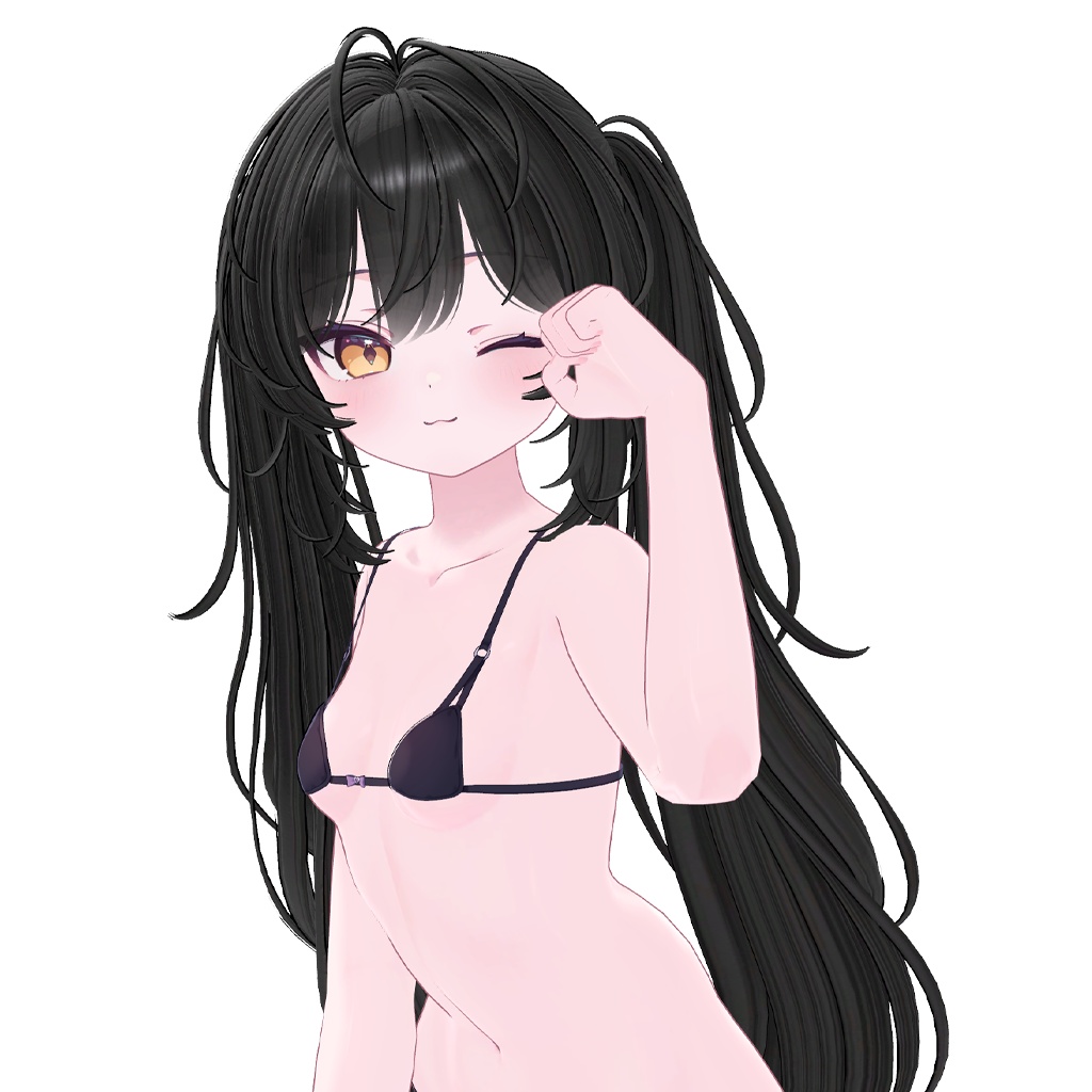 【VRC Hair】 Soft Layered Twintail 【9アバター対応】