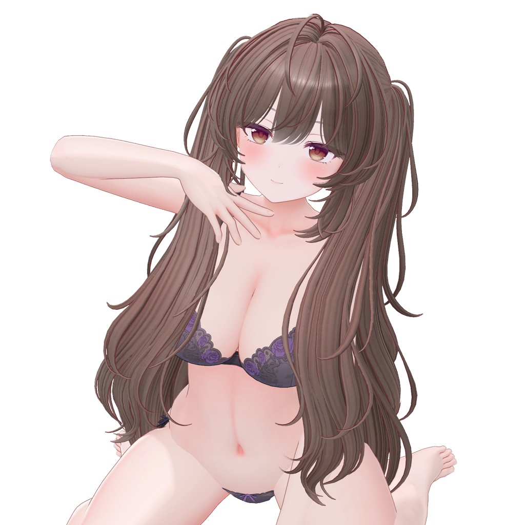 【VRC Hair】 Soft Layered Twintail 【9アバター対応】