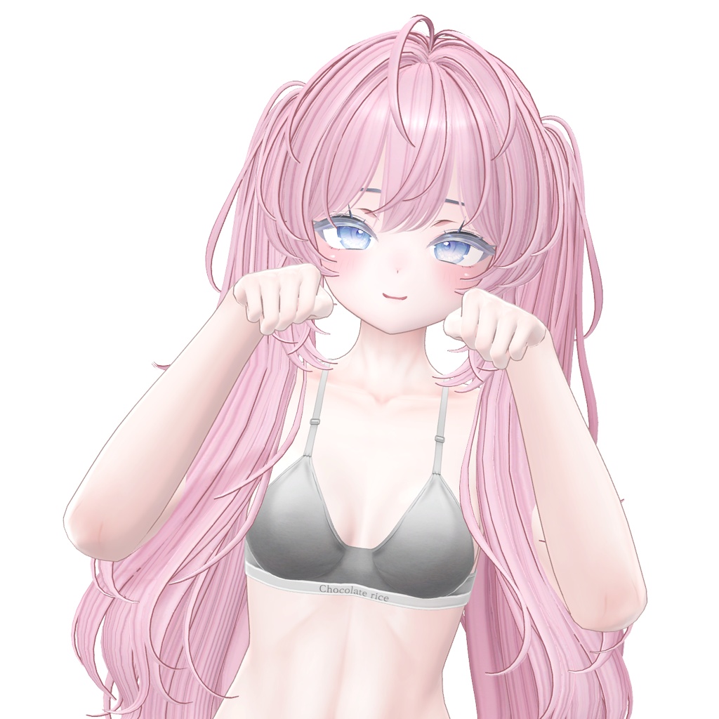 【VRC Hair】 Soft Layered Twintail 【9アバター対応】