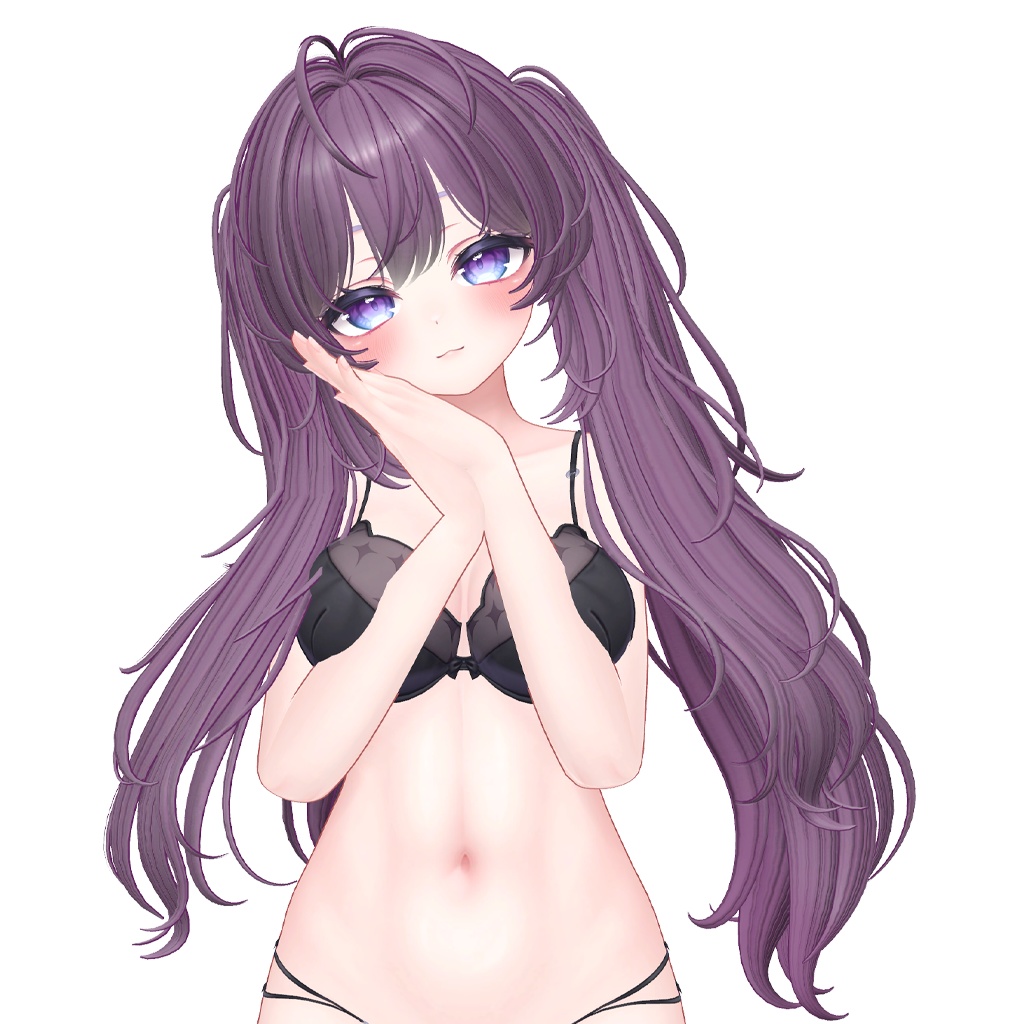 【VRC Hair】 Soft Layered Twintail 【9アバター対応】